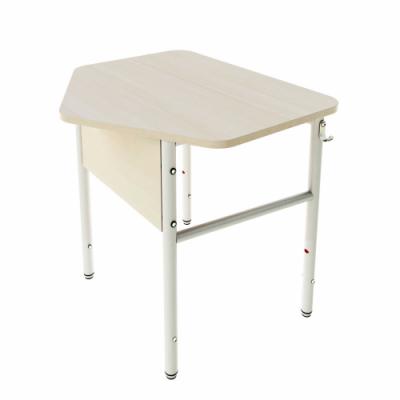 Стіл учнівський 1-місний без полиці, ростова група №4-7, 700х597х640-820 мм, стільниця 5-ти кутна (для групової роботи) БРІК